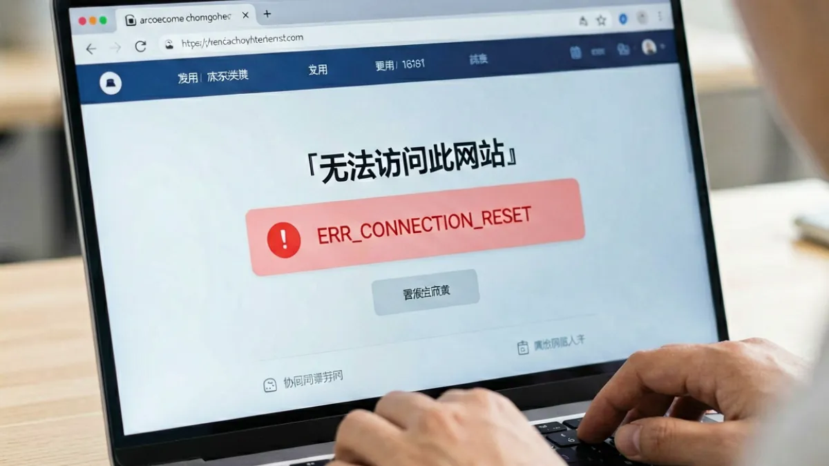 用户在电脑浏览器上尝试访问草榴网址却显示无法连接的页面截图场景