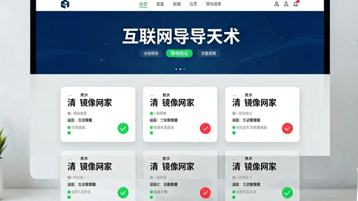 草榴网址导航门户首页概览图，展示镜像站列表与各类访问入口汇总界面